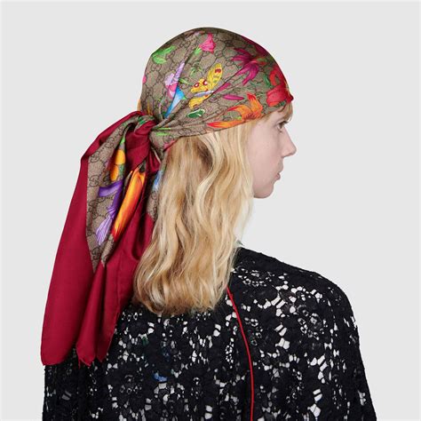 gucci hijabs|gucci head scarf silk.